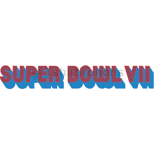 Super Bowl T-shirts Iron On Transfers N814 - Click Image to Close